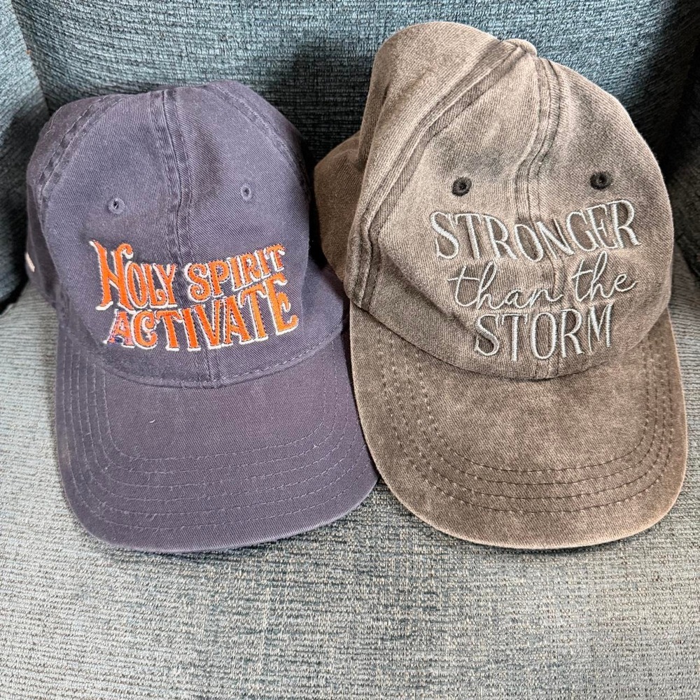 Faith Hat Lot 2 Piece Holy Spirit Stronger Than the Storm